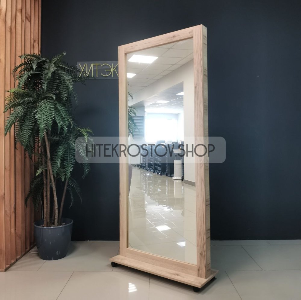 Зеркало ростовое №12 (на колесах) фото