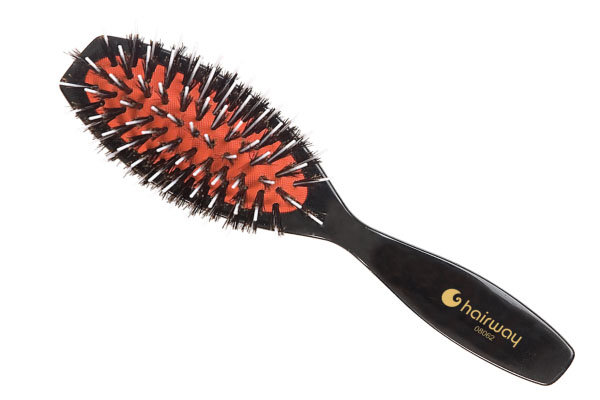 Щетка Hairway Cherry массажная 7-ми рядная комбинированная фото