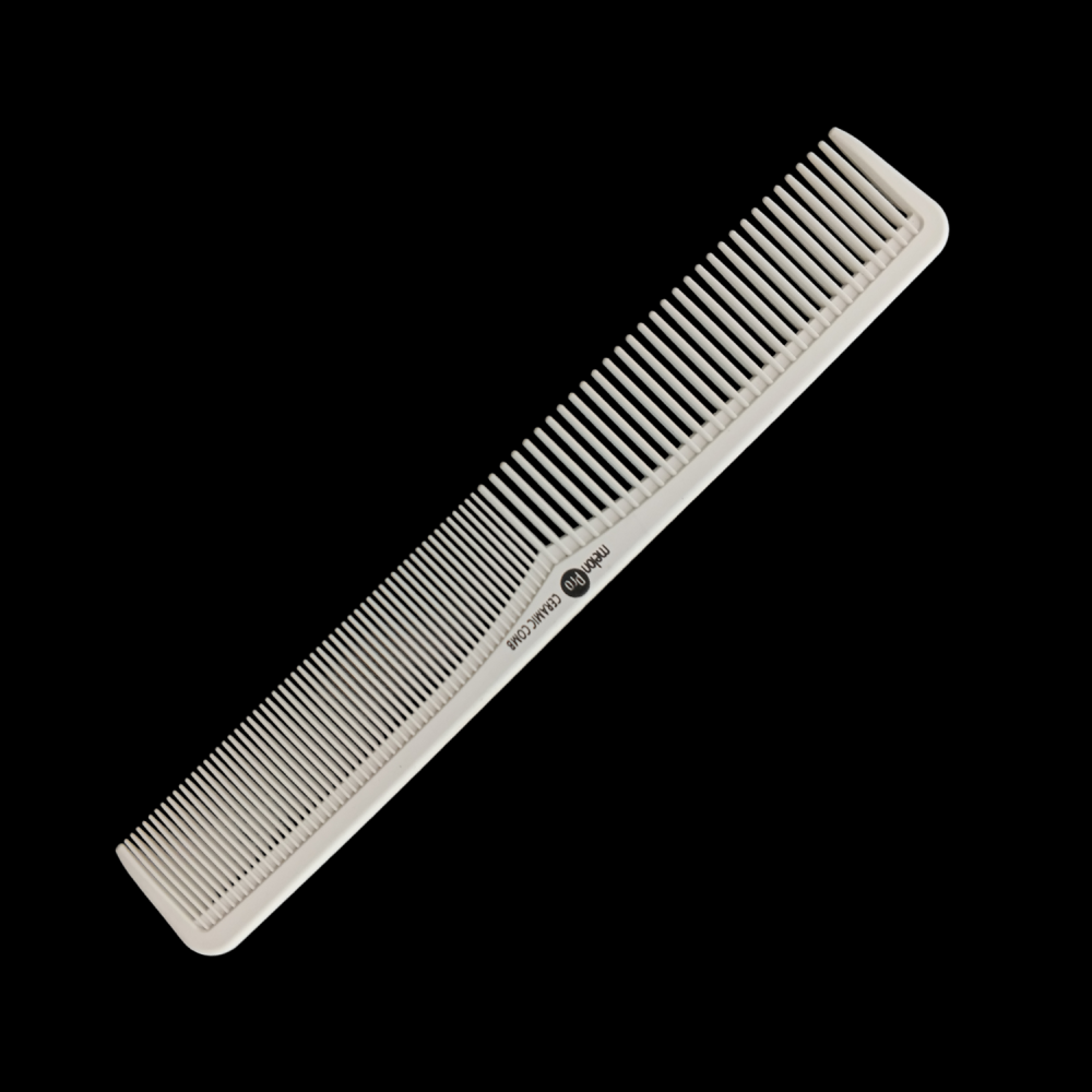 Расческа д/стрижки керам комбинированная, 18 см фото