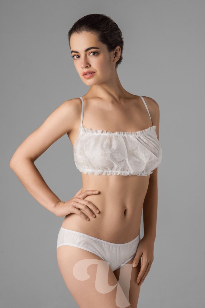 Топик с открытой спиной спан белый 10шт фото