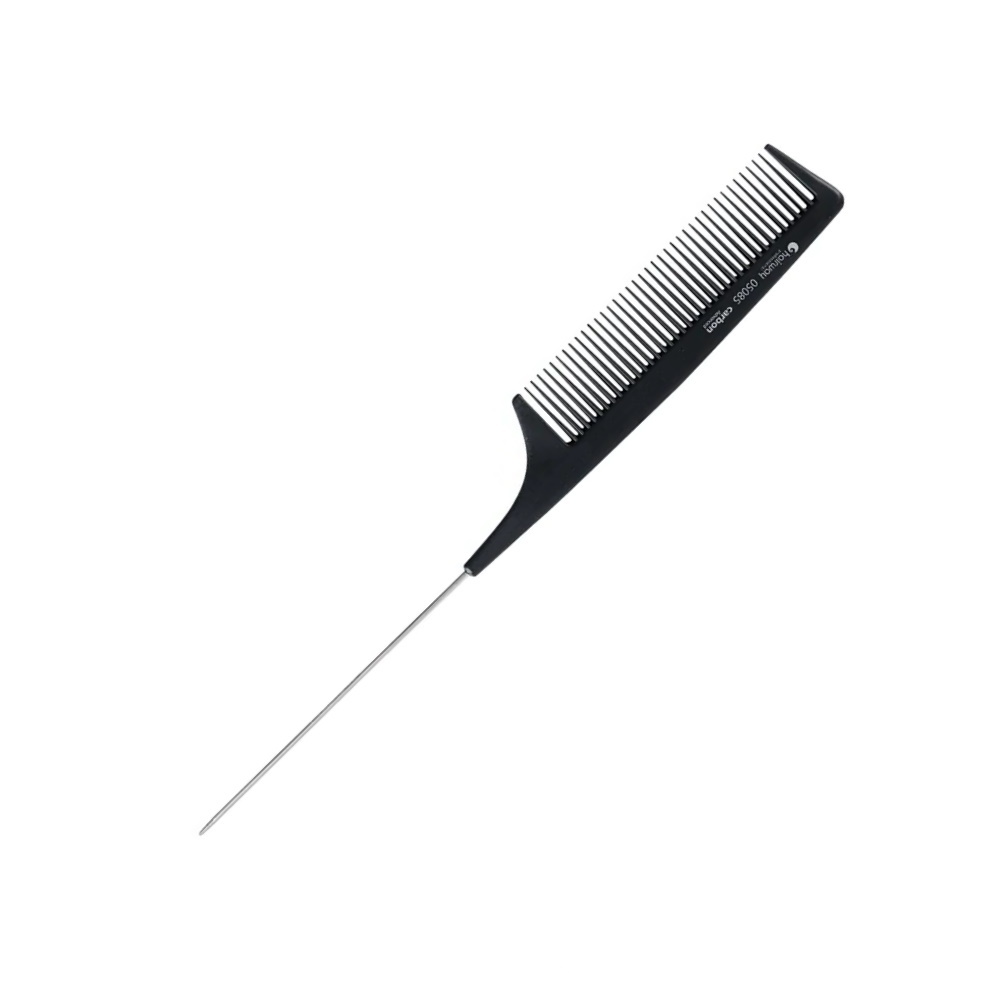 Расческа с металл хвостиком Hairway Carbon Advanced 220мм фото