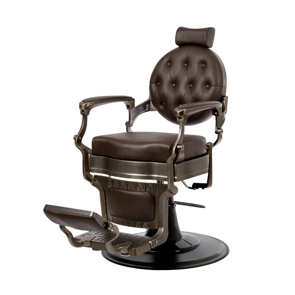 Кресло барбера Buzz Bronze Brown VIP02 фото