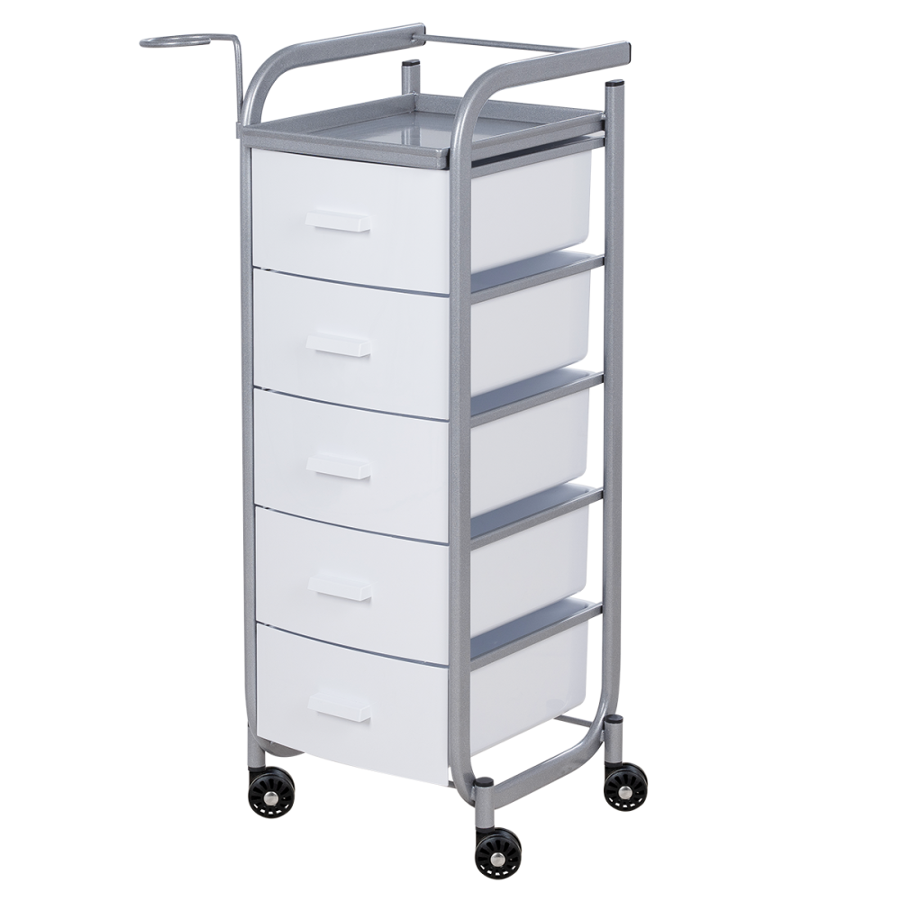 Парикмахерская тележка Арт (серый каркас) фото