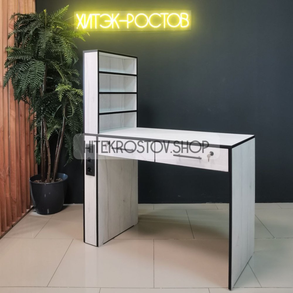 Стол маникюрный №56 + 4 розетки фото