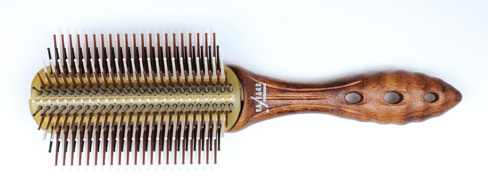 Щётка-стайлер Y.S.Park  Wood Dragon Air Styler, деревян основание, 13 рядов фото