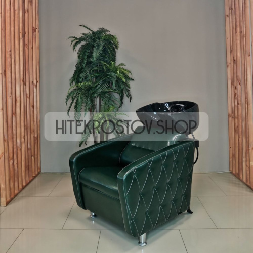 Мойка парикмахерская МД-123, с прострочкой и утяжкой (раковина глубокая) фото