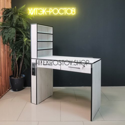 Стол маникюрный №56 + 4 розетки фото