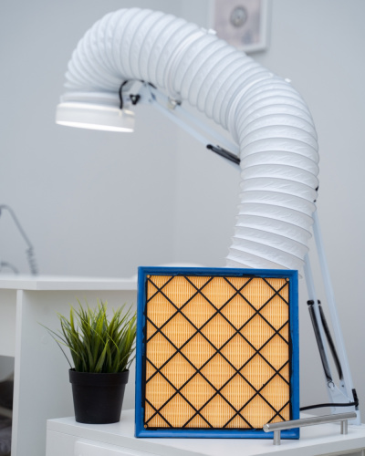 Вытяжка для маникюра и педикюра с подсветкой стандарт “ANVIKOR VC-AIR-1” фото