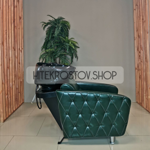 Мойка парикмахерская МД-123, с прострочкой и утяжкой (раковина глубокая) фото