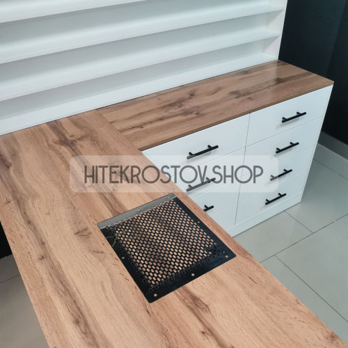 Стол маникюрный №65 + 4 розетки фото