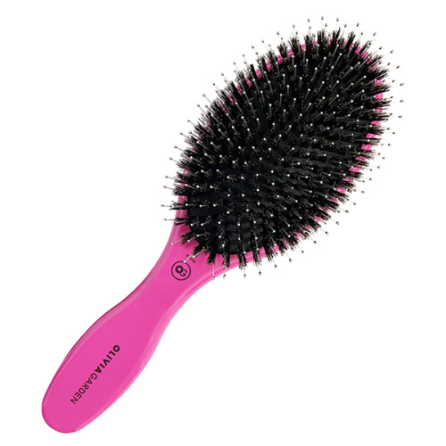 Щетка EXPERT CARE OVAL Boar&Nylon Bristles розовая фото