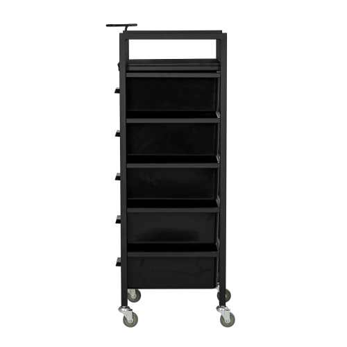 Тележка парикмахерская Дуглас, черный каркас фото