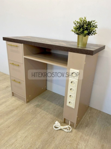 Стол маникюрный №26 + 5 розеток фото