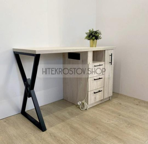 Стол маникюрный №38 + 2 розетки фото