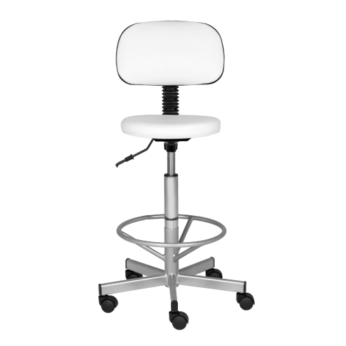 Стул Астек высокий со спинкой (хром) фото