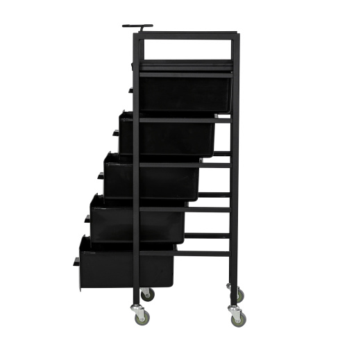 Тележка парикмахерская Дуглас, черный каркас фото