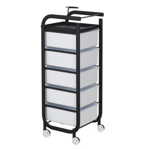 Парикмахерская тележка Арт (черный каркас) фото