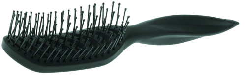 Щетка вогнутая продувная (черный, коричневый) фото