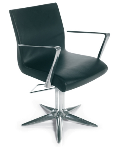 Кресло парикмахерское ALUOTIS ECOBLACK Gamma&Bross фото