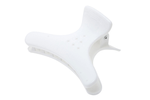 Зажимы бабочка пластик (4шт) фото