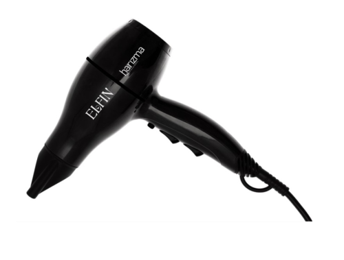 Фен Harizma Elfin 1900W (черный, белый) фото