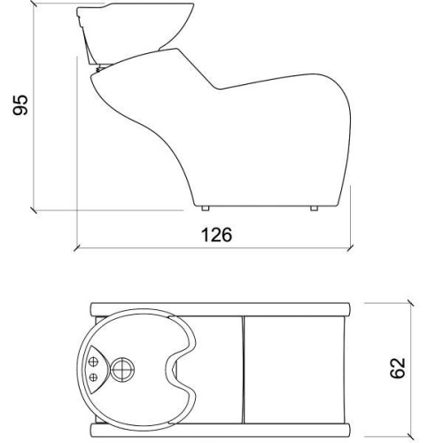 Мойка парикмахерская CLUBWASH Gamma&Bross фото