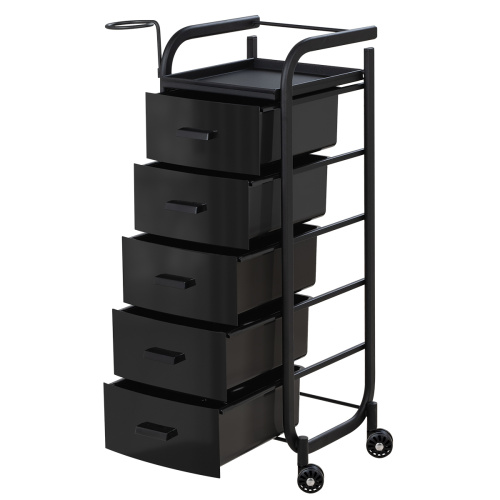 Парикмахерская тележка Арт (черный каркас) фото