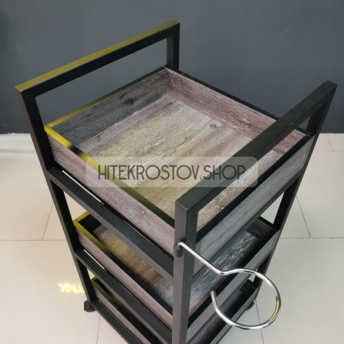 Тележка парикмахерская Лофт №1 фото