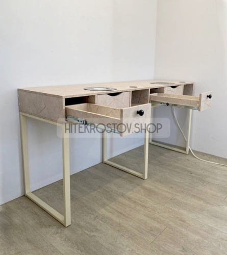 Стол маникюрный двойной №2 фото