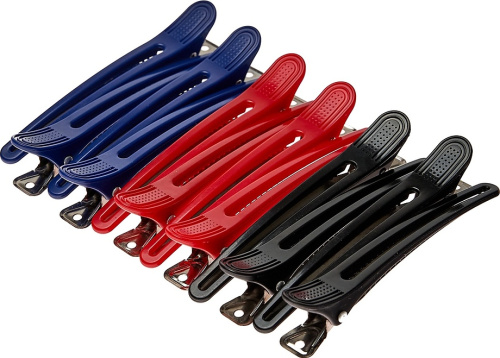 Зажимы алюм/пласт 12шт фото