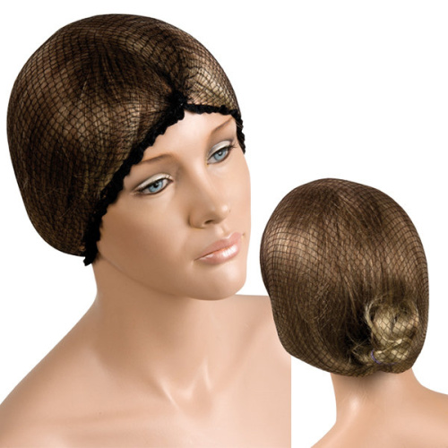 Сеточка паутинка на пучок на резинке (темно коричневый, коричневый, светло-коричневый, черный, блонд) фото