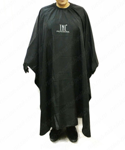 Пеньюар парикмахера черный L 110 см фото