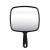Зеркало заднего вида чёрное с ручкой фото
