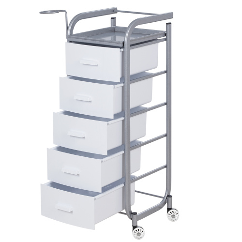 Парикмахерская тележка Арт (серый каркас) фото