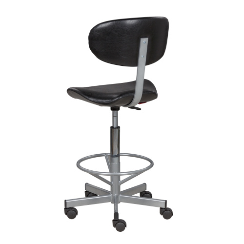 Стул Кейси высокий со спинкой (хром) фото