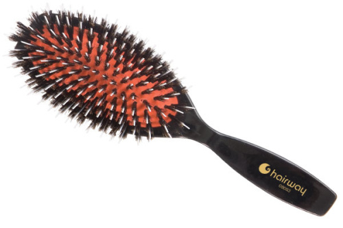 Щетка Hairway Cherry массажная 11-ти рядная комбинированная фото