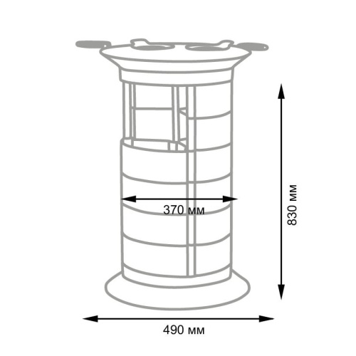 Тележка парикмахерская GiroCo Ofelia фото