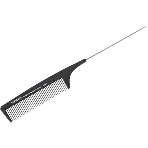 Расческа карбон с хвостиком 22см фото