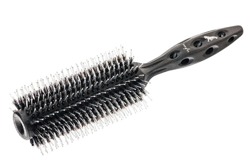 Термобрашинг Y.S.parc 560 Carbon Tiger Brush, ,щетина кабана и нейлон, корпус -карбон 60 мм фото