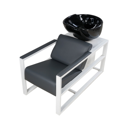 Мойка парикмахерская Дуглас, белый каркас (раковина глубокая) фото