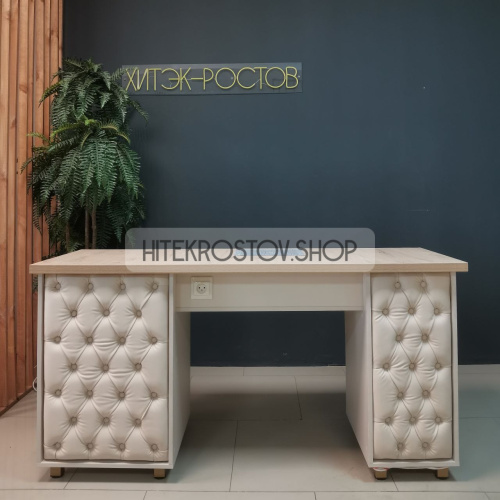 Стол маникюрный №63 + 6 розеток + вытяжка  фото