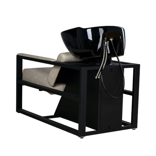 Мойка парикмахерская Дуглас, черный каркас (раковина глубокая) фото