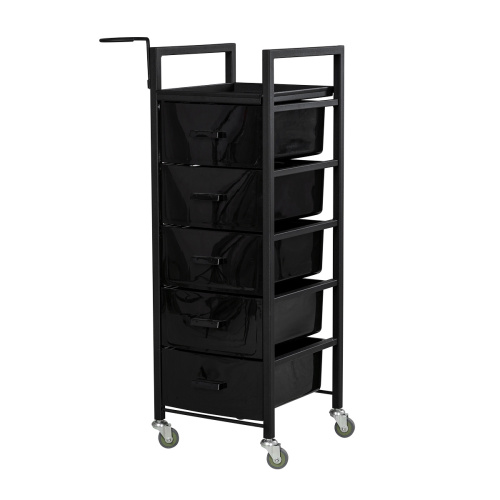 Тележка парикмахерская Дуглас, черный каркас фото