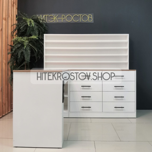 Стол маникюрный №65 + 4 розетки фото