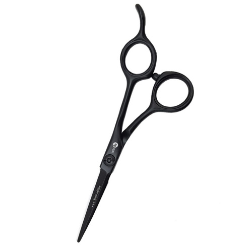 Парикмахерские ножницы прямые (эргономичные) 6.0" black edition фото