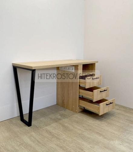 Стол маникюрный №30 + 4 розетки фото