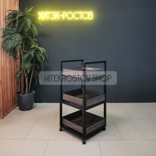 Тележка парикмахерская Лофт №1 фото