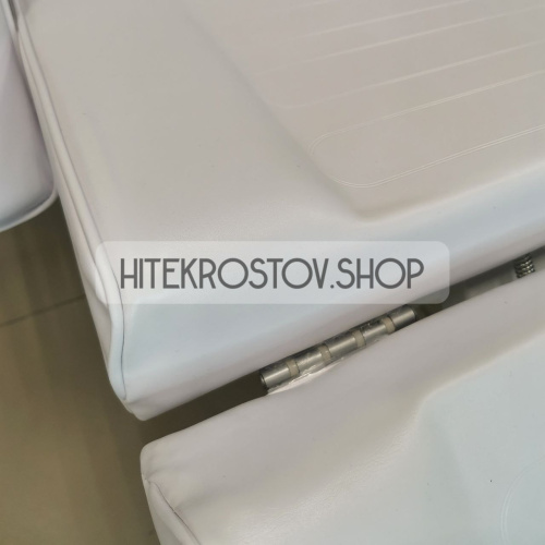 Кушетка косметологическая REST с лотками (белая) фото