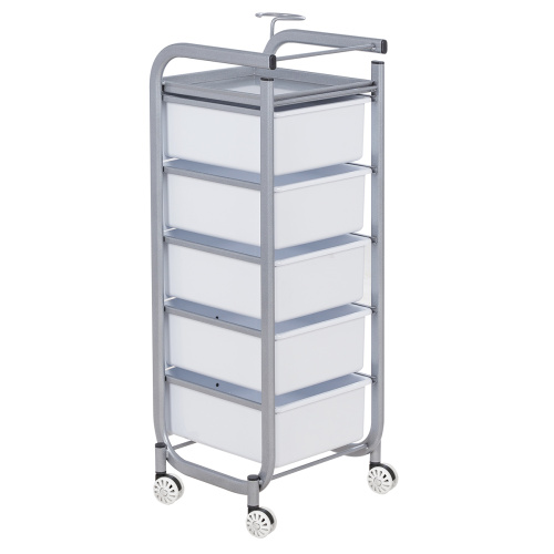 Парикмахерская тележка Арт (серый каркас) фото