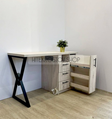 Стол маникюрный №38 + 2 розетки фото